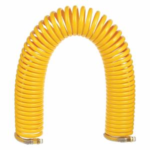 SPEEDAIRE 1VEJ6 Coiled Air Hose 1/2 Inch Id x 50 Feet Nylon | AB3UEL