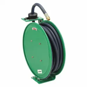 SPEEDAIRE 437J29 Spring Return Hose Reel, 50 Ft, 1/2 Inch Size Mnpt, 300 Psi Max Op Pressure | CU4BFW