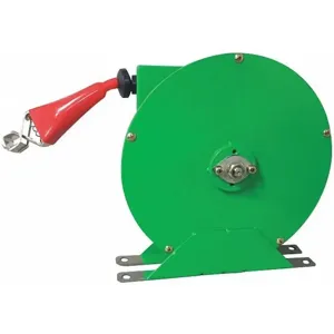 SPEEDAIRE 440G06 Retractable Grounding Wire Reel, 50 Feet Long, Green | CD3VQW