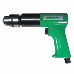 SPEEDAIRE 45YY14 Drill, 1/2 Inch Chuck Size, Industrial Duty, 450 Rpm Free Speed, 0.7 Hp, Keyed | CU4BHP