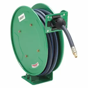 SPEEDAIRE 49AE03 Spring Return Hose Reel, 25 Ft, 1/4 Inch Size Mnpt, 300 Psi Max Op Pressure | CU4BFQ