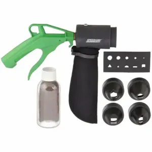 SPEEDAIRE 52KD70 Air Gun Kit, Pistol-Grip Grip, Polyoxymethylene/Rubber, 1/4 Inch NPT Female, 1 Nozzle | CU4BEE