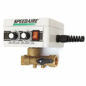 SPEEDAIRE 53CE44 Timed Electric Auto Drain Valve, 3/8 Inch Drain Size, 4 gpm Drain Rate, 1 min to 60 min | CU4EHK