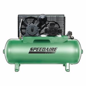 SPEEDAIRE 54JK64 Elektrischer Luftkompressor, 5 PS, 2-stufig, horizontal, 80-Gallonen-Tank, 14 Cfm, spritzgeschmiert | CU4EGL