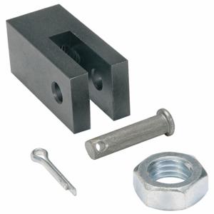 SPEEDAIRE 5VNW7 Cylinder Mounting Hardware, 2 1/2 In-3 Inch Bore Dia, Rod Clevis, Aluminum | CU4BPW