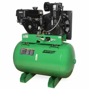 SPEEDAIRE ABS-14M-80HG Stationary Air Compressor, 2 Stage, 14 hp Engine, Mi-T-M, 29 cfm, 80 gal Air Tank | CU4EHQ 787U94