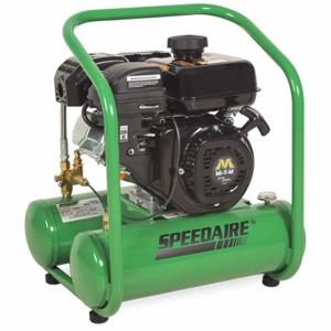 SPEEDAIRE AM1-HM04-05G Portable Gas Air Compressor, 1 Stage, 4 Hp Engine, 4.8 Cfm, Twin Stack | CU4DRP 787U85