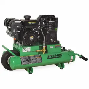 SPEEDAIRE AM1-PM07-08G Portable Gas Air Compressor, 1 Stage, 7 Hp Engine, 13.9 Cfm, Wheelbarrow | CU4DRT 787U83