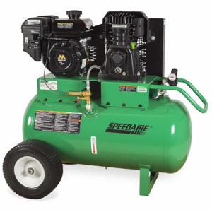 SPEEDAIRE AM1-PM07-30G Portable Gas Air Compressor, 1 Stage, 7 Hp Engine, 13.9 Cfm, Horizontal | CU4DRR 787U88