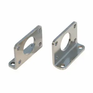 SPEEDAIRE C76F40B Foot/Flange Bracket, 40 mm Bore Dia, Foot/Flange Bracket, Plated Steel | CU4BRU 5TLX4