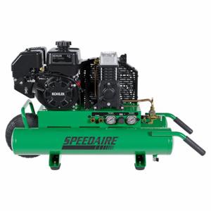 SPEEDAIRE ETE6590811 Portable Gas Air Compressor, 1 Stage, 6.5 Hp Engine, 11 Cfm, Wheelbarrow | CU4DRQ 800WN5