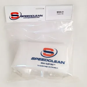 SPEEDCLEAN MSB-01 Mini Split Bib Bag, Plastic, 5 Outside Dia. | AX3KEM