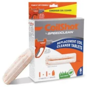 SPEEDCLEAN SC-CS-TABS Coil Cleaner Tablets, PK 8 | AX3KEG