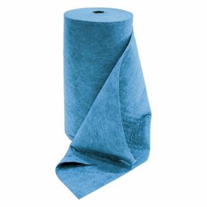 SPILFYTER 18463B Absorbent Roll, 66 Gallon, 16 Inch x 12 Inch Perforated Size, Bag, Blue | CT7WCN 3RPL3