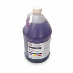 SPILFYTER 410004 Acid Neutralizer, Acids, 1 Gallon Jugs, Purple, 4 Pack | CU4ERC 792VM7