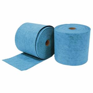 SPILFYTER M-91BX Absorbent Roll, 66 Gallon, 8 Inch x 12 Inch Perforated Size, Box, Blue, 2 Pack | CT7WDN 3YWG8