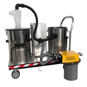 SPILLRITE SPAV/HEPA/15/100/Cyc/ATEX/UKCA Spill Air Vacuum, With Cyclone Seperator, HEPA, 15 Gallon, 100 Cfm | CG6LLE