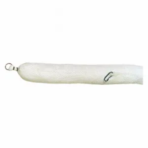 SPILLTECH WB510SN Absorbent Boom, 5 Inch x 10 ft, 30 Gallon/pk/7 Gallon/boom, Metal Hardware, White, 4 Pack | CU4ETD 443R84