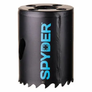 SPYDER 600074CF Hole Saw, 1 1/2 Inch Saw Dia, 4/6 Teeth per Inch, 1 7/8 Inch Max. Cutting Dp, Bi-Metal | CU4EWC 31LV30