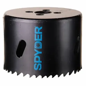 SPYDER 600091CF Hole Saw, 2 3/4 Inch Saw Dia, 4/6 Teeth per Inch, 1 7/8 Inch Max. Cutting Dp, Bi-Metal | CU4EYL 31LV40