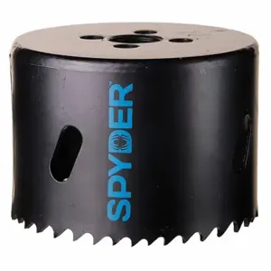 SPYDER 600097CF Hole Saw, 3 1/2 Inch Saw Dia, 4/6 Teeth per Inch, 1 7/8 Inch Max. Cutting Dp, Bi-Metal | CU4EXF 31LV43