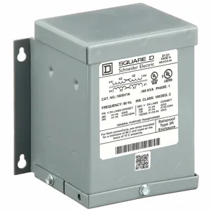 SQUARE D 150SV1A Transformer 1 Phase 150va 120/240v Out | AF6PND 1H720