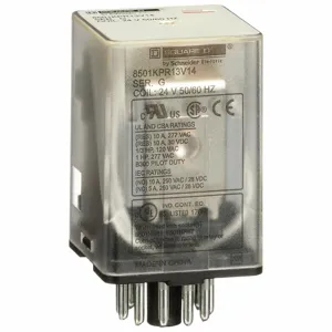 SQUARE D 8501KPR13V14 Relay 11pin 3pdt 10a 24vac | AF9FTJ 2DT14