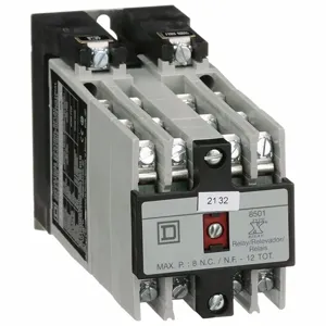 SQUARE D 8501XO1200V02 NEMA Control Relay 12NO 120VAC 10A | AJ2GXY 4B521