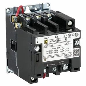 SQUARE D 8502SCO2V02S Contactor Nema 120vac 3p 27a | AF6PDB 1H459