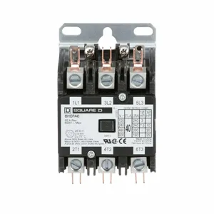 SQUARE D 8910DPA43V04 Contactor 277vac 40a 3p Open | AG7DKB 5KAL6