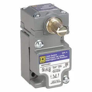 SQUARE D 9007C52B2 Limit Switch, Standard Pretravel, Spring Return, 1 NO And 1 NC | AF9FWR 2EF74