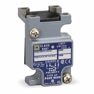 SQUARE D 9007CO54B2 Limit Switch Body, 1NO/1NC, 10A at 600V AC, 1/12/13/2/4/6/6P | CU4FJQ 2EG12