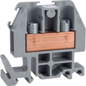 SQUARE D 9080GRE6 Linergy terminal block, box lug connecto, Box Lug, 60 A Current, Gray | CV3WER 355YK4