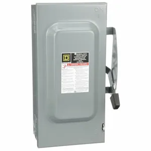 SQUARE D DU323 Safety Switch 240VAC 3PST 100 Amps AC | AG9FZT 1H264