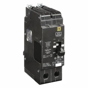 SQUARE D EDB24040 Bolt On Circuit Breaker 40a 2p 18ka 277v | AG6QBR 3TW27