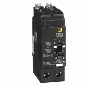 SQUARE D EDB24060 Bolt On Circuit Breaker 60a 2p 18ka 277v | AG6QBU 3TW30