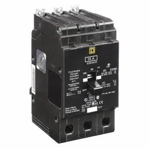 SQUARE D EDB34035 Bolt On Circuit Breaker 35a 3p 18ka 277v | AG6QCD 3TW41