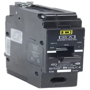 SQUARE D EGB14050 Bolt On Circuit Breaker Egb 50 Amp 277vac 1p 35kaic@480v | AG8MYM