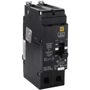 SQUARE D EGB24015 Bolt On Circuit Breaker 15a 2p 35ka 277v | AG6QCR 3TW63