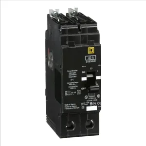 SQUARE D EGB24040 Bolt On Circuit Breaker, 35kAIC at 480V, 40A, 2 Pole | CE6HYX