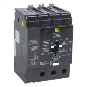 SQUARE D EGB34040SA Miniature Circuit Breaker, 277/480VAC, 40A, 3-Phase | CE6GUT