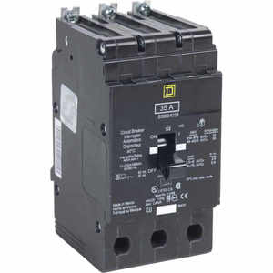 SQUARE D EGB34100 Anschraubbarer Leistungsschalter Egb 100 Ampere 480 VAC 3p 35kaic@480v | AG8MZN