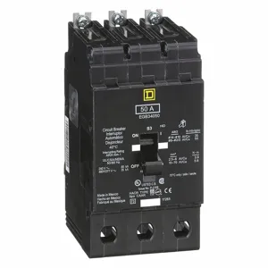 SQUARE D EGB34050 Bolt On Circuit Breaker 50a 3p 35ka 277v | AG6QCU 3TW85