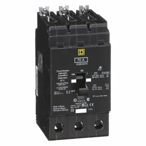 SQUARE D EGB34070 Bolt On Circuit Breaker 70a 3p 35ka 277v | AG6QCV 3TW87