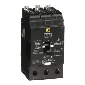 SQUARE D EGB34090 Bolt On Circuit Breaker Egb 90 Amp 480vac 3p 35kaic@480v | AG8MZM