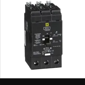 SQUARE D EJB34020 Bolt On Circuit Breaker Ejb 20 Amp 480vac 3p 65kaic@480v | AG8NDW