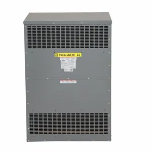 SQUARE D EX300T3H Three Phase Transformer, 120VAC/208VAC Wye, 150 Deg C Temp. Rise, Aluminum, Three, Floor | CU4GLD 45NZ42