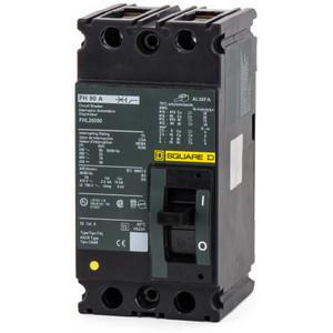 SQUARE D FHL26090 Leistungsschalter-Durchführung, 90 A, 600 VAC, 2p, 25 kaic bei 480 V | AG8NPQ