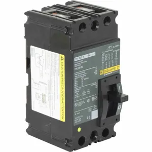 SQUARE D FHL26100 Circuit Breaker Feed-thru 100 Amp 600vac 2p 25kaic@480v | AG8NPR