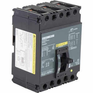 SQUARE D FHL36015 Leistungsschalter-Durchführung, 15 Ampere, 600 V Wechselstrom, 3-polig, 25 kaic bei 480 V | AG8NPU
